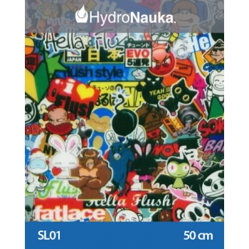 Folia do hydrografiki Stickerbomb